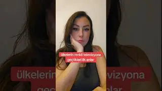 ülkelerin renkli televizyona geçtikleri ilk anlar 😱 📺 #shorts #ışılışık