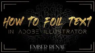 How to FOIL Text in Adobe Illustrator