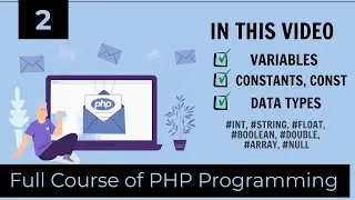 Full tutorial of PHP 8+ FREE, PHP da dasturlash darslari, internetda pul ishlash.