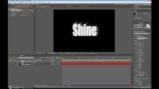 Adobe After Effects ShineEffekt