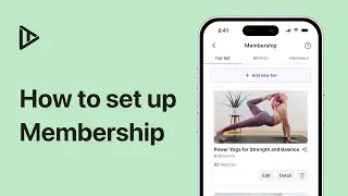 How To | Set up Membership