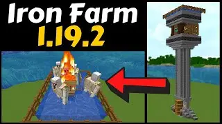 Minecraft Tutorial | Iron Farm 1.19.2 | Simple and Efficient