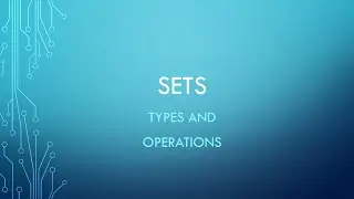 3b. Set types and operations | Matlab with nashi