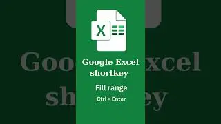 Google Excel Short Key 