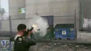GTA V - Beverly was spooked by shooting RPG