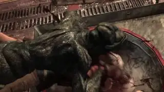 RESIDENT EVIL 6 helena meat grinder death
