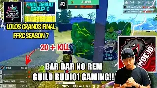 GUILD BUDI01 GAMING UWOE BERKAH NGAMUK BOOYAH + 20 KILL LOLOS KE GRANDS FINAL FFRC  SEASON 7