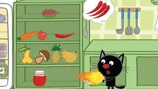 Сажик съел ОСТРЫЙ перец!🔥🔥 Три Кота: Кулинарное Шоу (бесплатно на iOS и Android)
