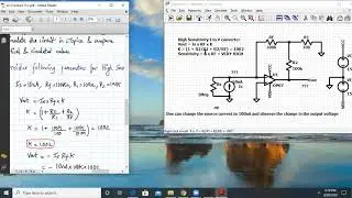 High Sensitivity I to V converter using Opamp