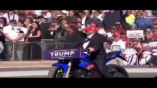 Donald Trump rally rare footage