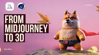 How to make a 3D animation from an A.I generated image from Midjourney