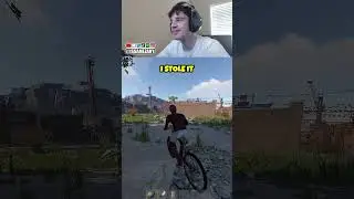 he stole the bike #rust #rusttrolling  #gaming  #trolling #troll #funny #fyp #trending #short