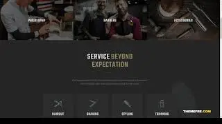 Nelson - Barbershop and Hairdresser Elementor Template Kit beauty salon booking Build Website