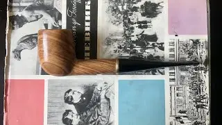 Курительная трубка из оливы работы В.  Колмакова
