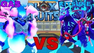 🐺КИТСУНЕ VS ГАЗА💨*🎮битва сильнейших🎮*