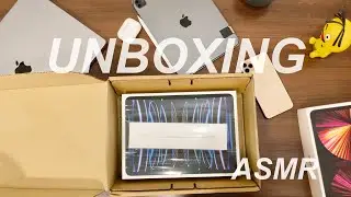 "iPad Pro 4th Gen M2 Unboxing ASMR: Whispered Delight and Gentle Taps 📦🎧"