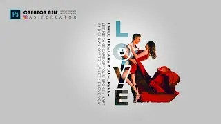 Quick Photoshop Tutorial 2022 - How To Create Text & Photo Manipulation