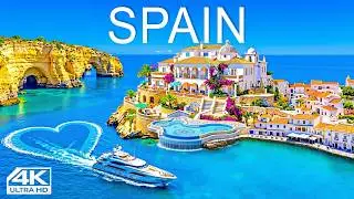 [4K] Spain 🇪🇸 From Barcelona to Ibiza | The Best of Mediterranean Spain