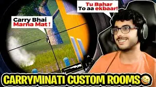 CARRYMINATI FANS CUSTOM ROOMS | Carryminati BGMI Highlight |