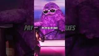 Grimace Hasn't Paid Taxes In 15 Years #shorts #mcdonalds #grimace #tiktok #memes #funny #fyp #viral