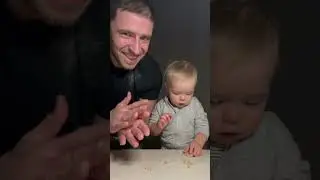Baby Learns to Make Cookies in the Funniest Way