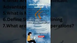 Top 10 latest java 8 interview questions | #java8
