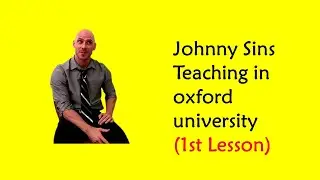 Johnny Sins Teaching in oxford university
