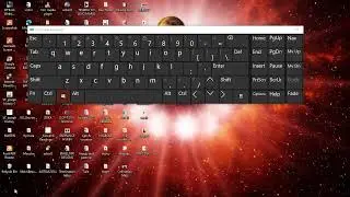 How o use Tab , Capslock, shift and control keys in  ms windows