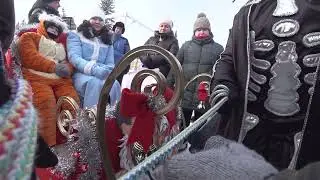 звонит колокольчик на санях