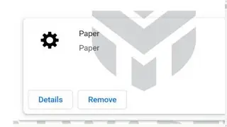 how to remove paper chrome extension from computer permenantly