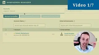 LinkedIn Ads #1 - LinkedIn Ads Manager im Überblick [deutsch]