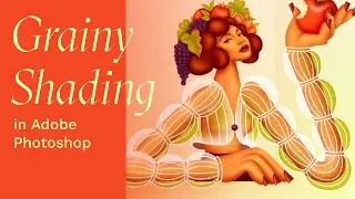 Tutorial: Grainy Shading in Adobe Photoshop #Illustration #art #drawing