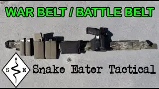 Snake Eater Tactical 3-Part Battle Belt Test & Review / Range Belt / How To Setup My War Belt
