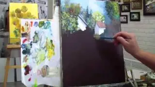Алла Белопесоцкая видеоурок живопись маслом