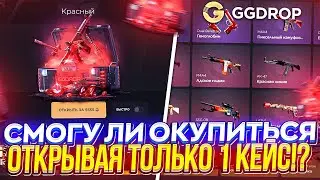 СМОГУ ЛИ ОКУПИТЬСЯ ОТКРЫВАЯ ТОЛЬКО КРАСНЫЙ КЕЙС НА GGDROP | ГГДРОП!?
