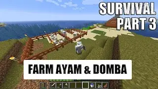 Minecraft Survival Indonesia (No Commentary) - Part 3