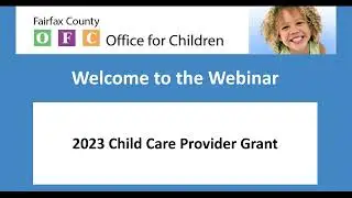 2023 Child Care Provider Grant