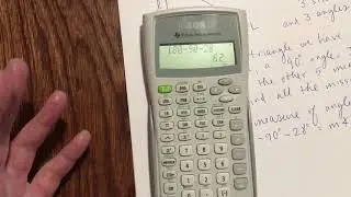Geometry Video on Solving a Right Triangle