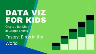Animal Charts - Fastest Birds in the World - a Bar Chart - Data Viz for Kids
