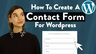 How To Create A Contact Form For Wordpress For Free