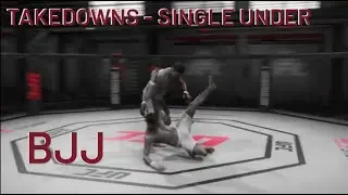 UFC 4 | BJJ & JUDO Takedowns - Single Under + Cage Single Under