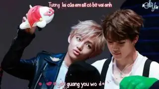 [FMV][lyrics + Vietsub] Kẹo bông gòn của anh - VMin (BTS).ver Harold TdKeller