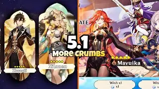 ⚠️UPDATE!! MAUVIKA PLAYABLE SOONER THAN EXPECTED BUT!? THREE  NEW CHARACETRS IN 5.1 - Genshin Impact