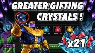 21x Greater Gifting Crystals Opening! | A New Champion! | Marvel Contest of Champions