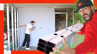 🔥 How to MAKE a PLADUR Wall with 70mm Profiles ✅ Partition with Acoustic Plate GYPFOR 🔺DRYWALL