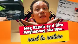 How to reset and restore  Epson L360 Using ADJ program + Head cleaning & replacing waste inkPAD