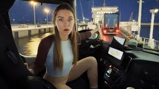 Female Truck Driver’s First Ferry Crossing