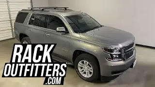 Chevrolet Tahoe with Rhino-Rack RCL Vortex Aero Roof Rack Crossbars