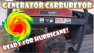 Predator 6500 Generator Carburetor Replace Hurricane Preparedness