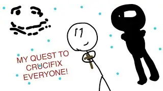 MY QUEST TO CRUCIFIX ALL THE DOORS ENTITIES! (ft. ScottTheFlamingoFan, DeathStrider)